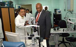 Lesotho King visits Operation Miracle Program